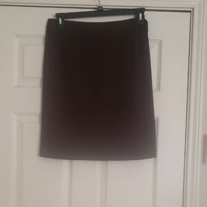 Dark Brown Pencil Skirt